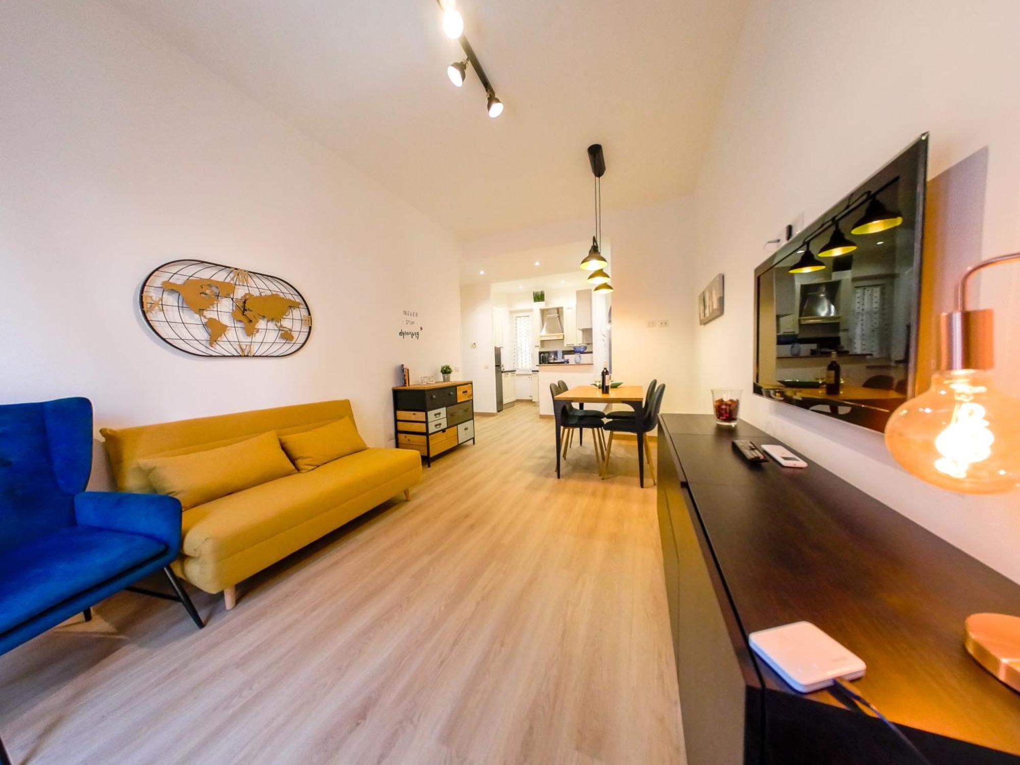 Chic Modern 2-Bedroom Near Metro Roma Exterior foto