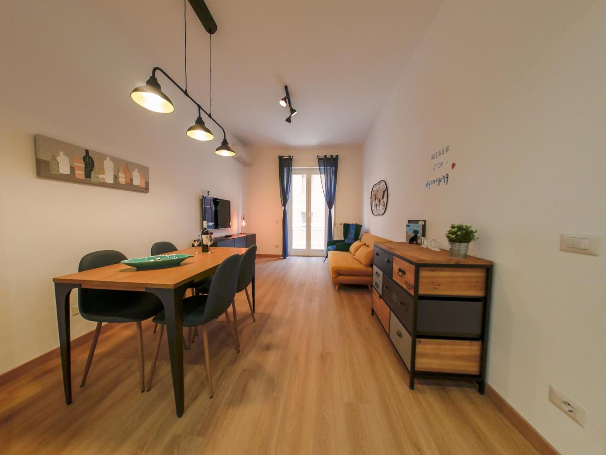 Chic Modern 2-Bedroom Near Metro Roma Exterior foto